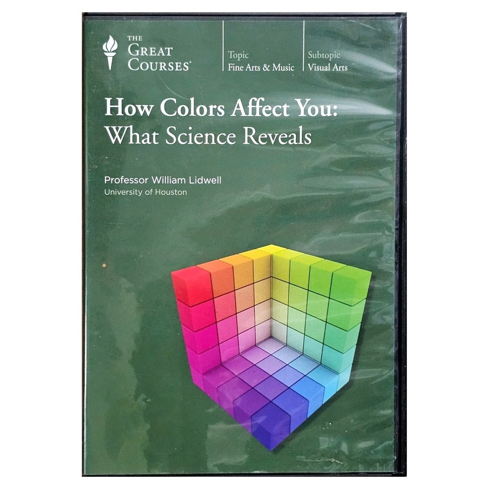 The Great Courses How Colors Affect You DVD Visual Arts Science Lidwell 7022